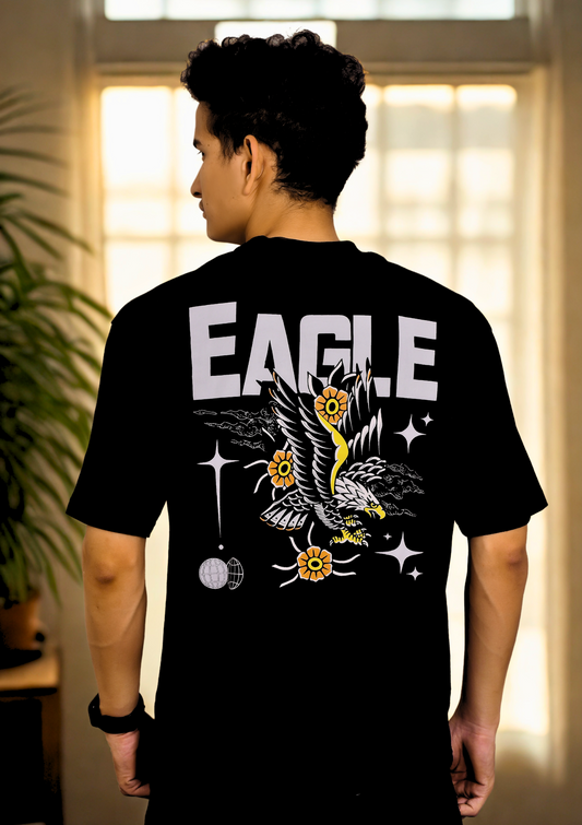 RROYALS Oversize Black T-Shirt