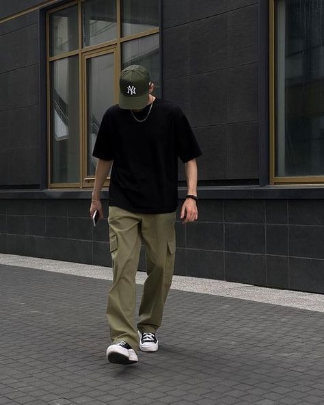 BLACK OVERSIZED T- SHIRT 210 GSM